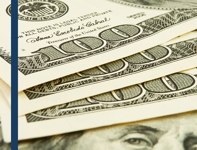 Hundred dollar bills
