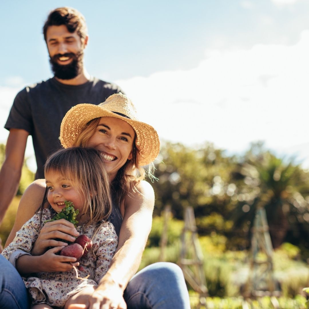 family outside