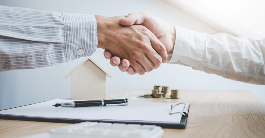 professional handshake
