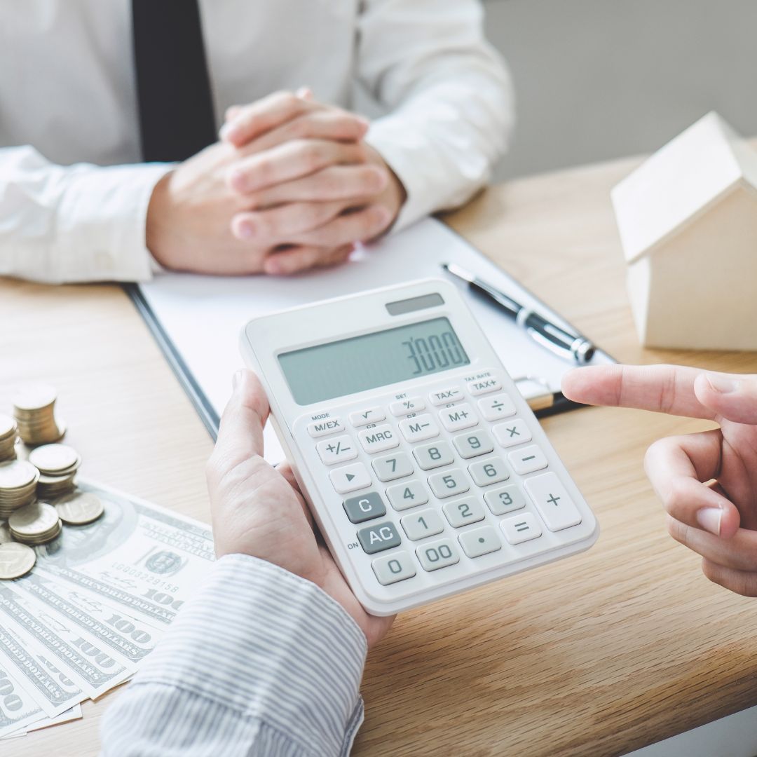calculator, home loan concept