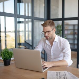 investor researching different real estate loans