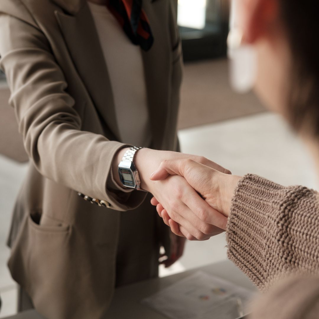 People shaking hands