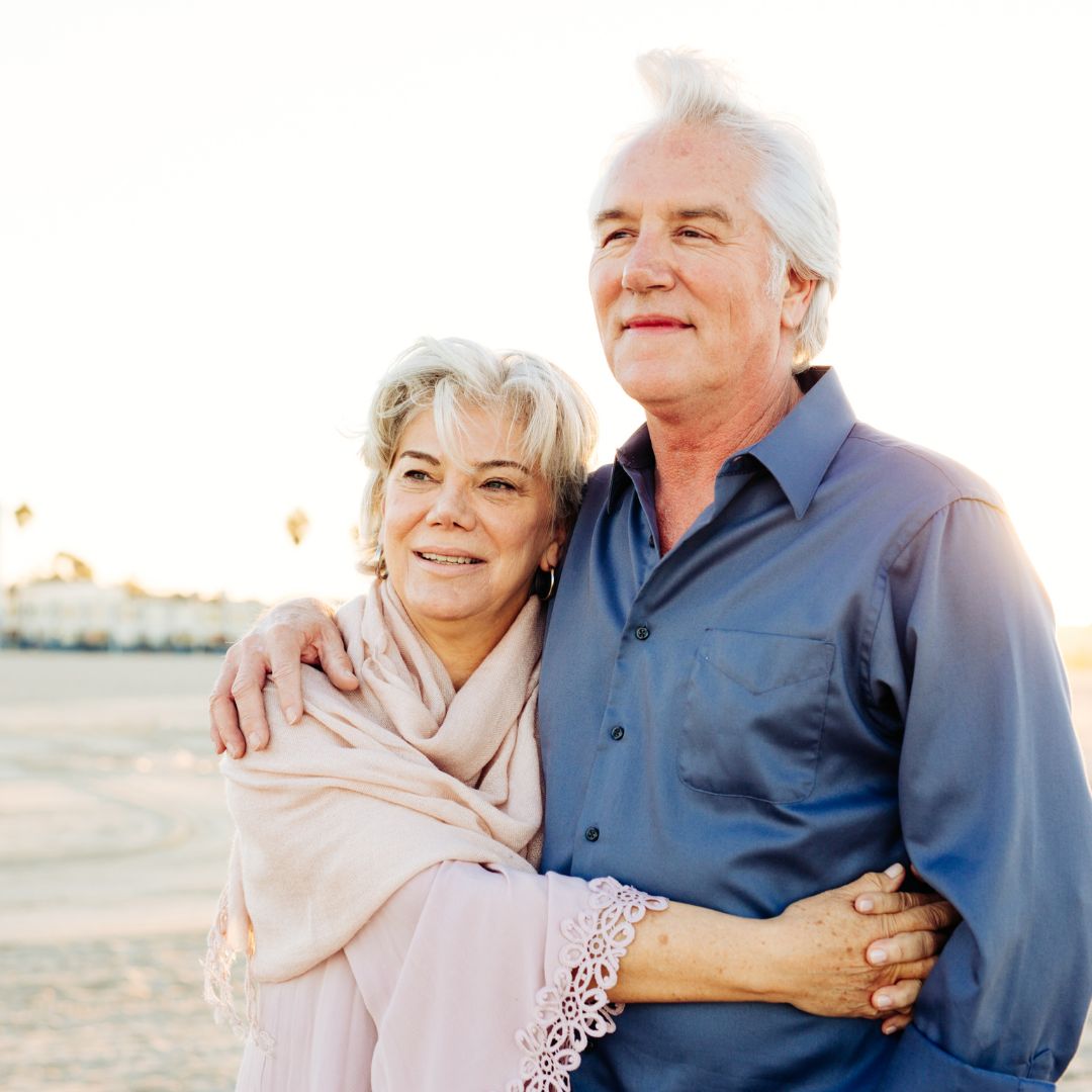 couple on beach