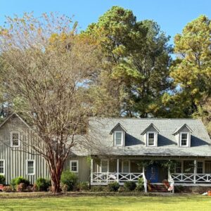 A ranch-style home