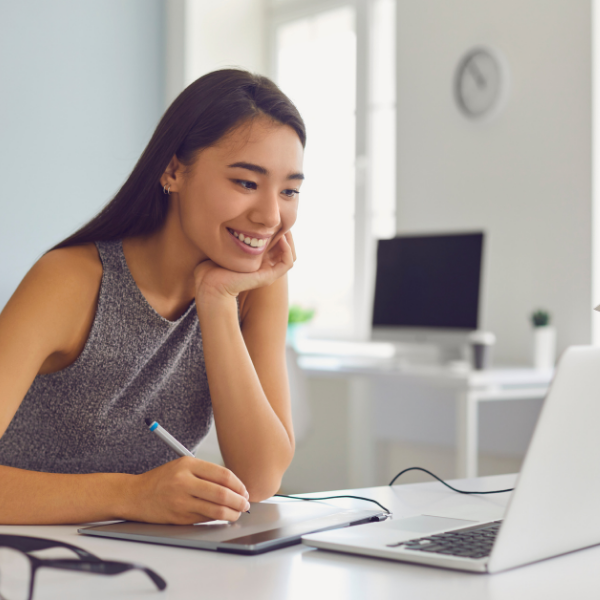 woman planning for her investment