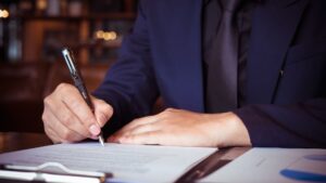 non-recourse loan lender working on an account