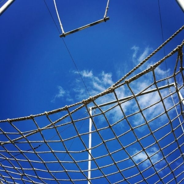 Safety net representing the financial protection provided by a strong DSCR buffer.