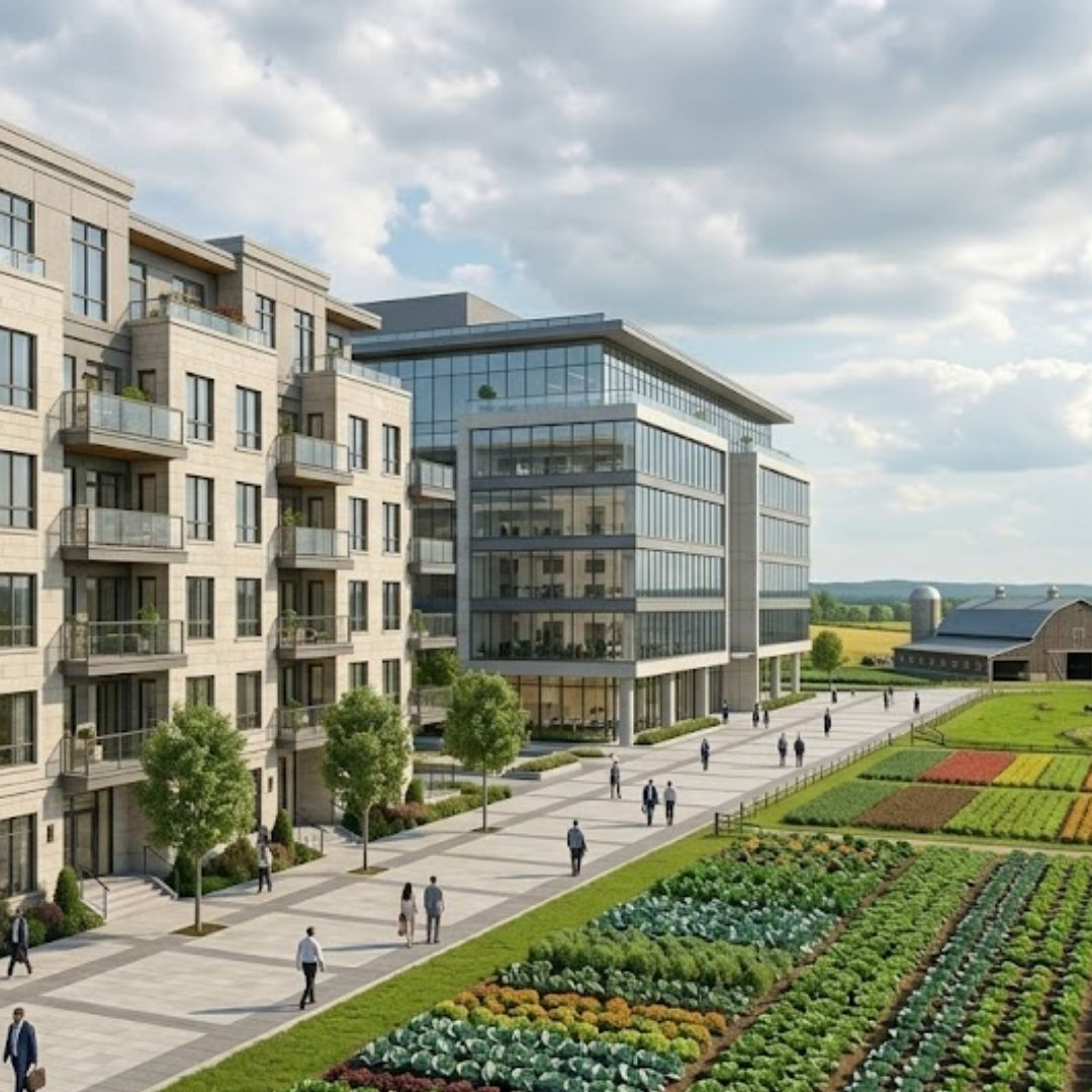 Collage of residential, commercial, and agricultural properties representing diverse investment options.